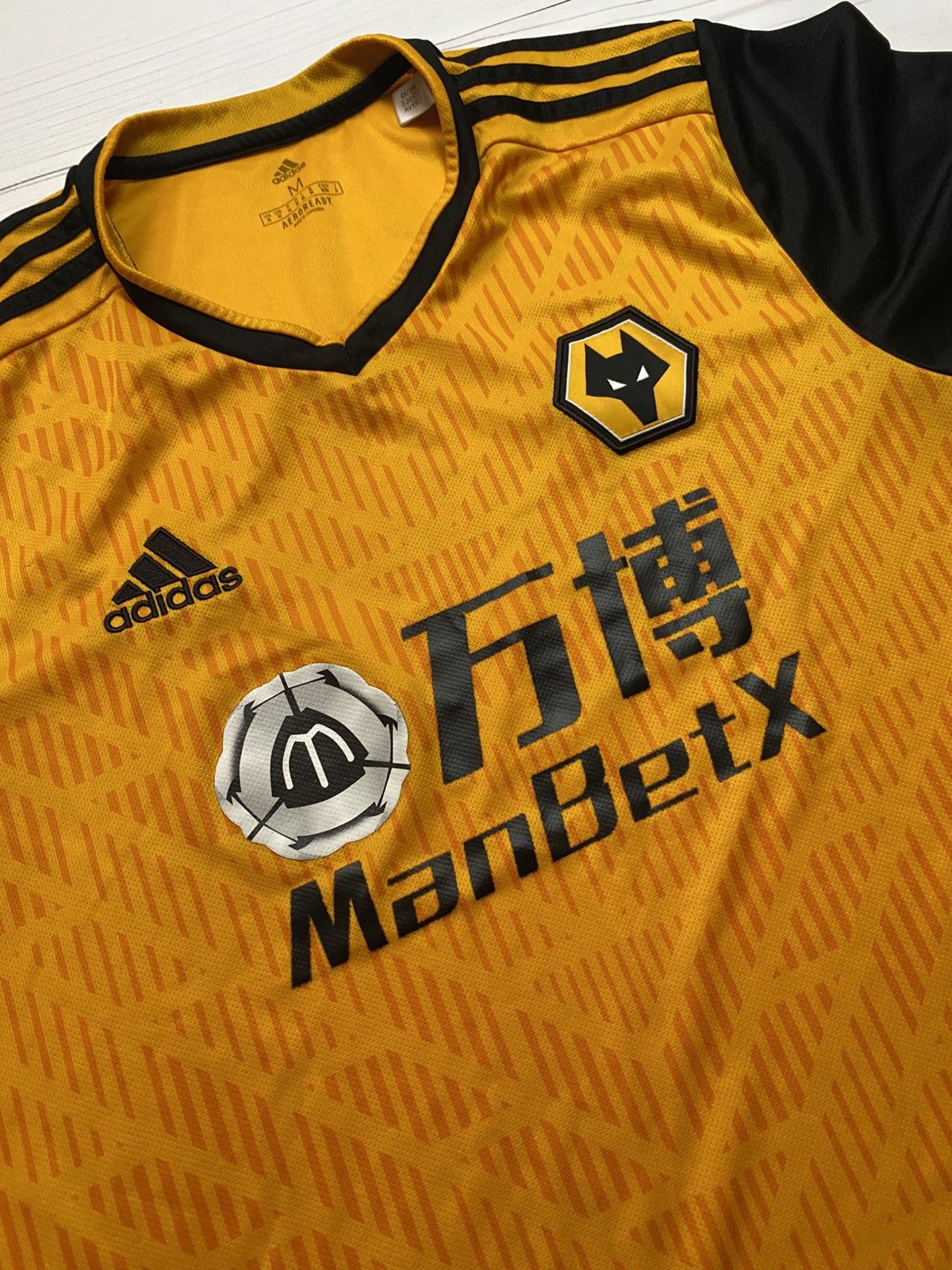 Adidas Adidas Wolverhampton 2020/21 home football y2k t shirt Size US M / EU 48-50 / 2 - 9 Thumbnail