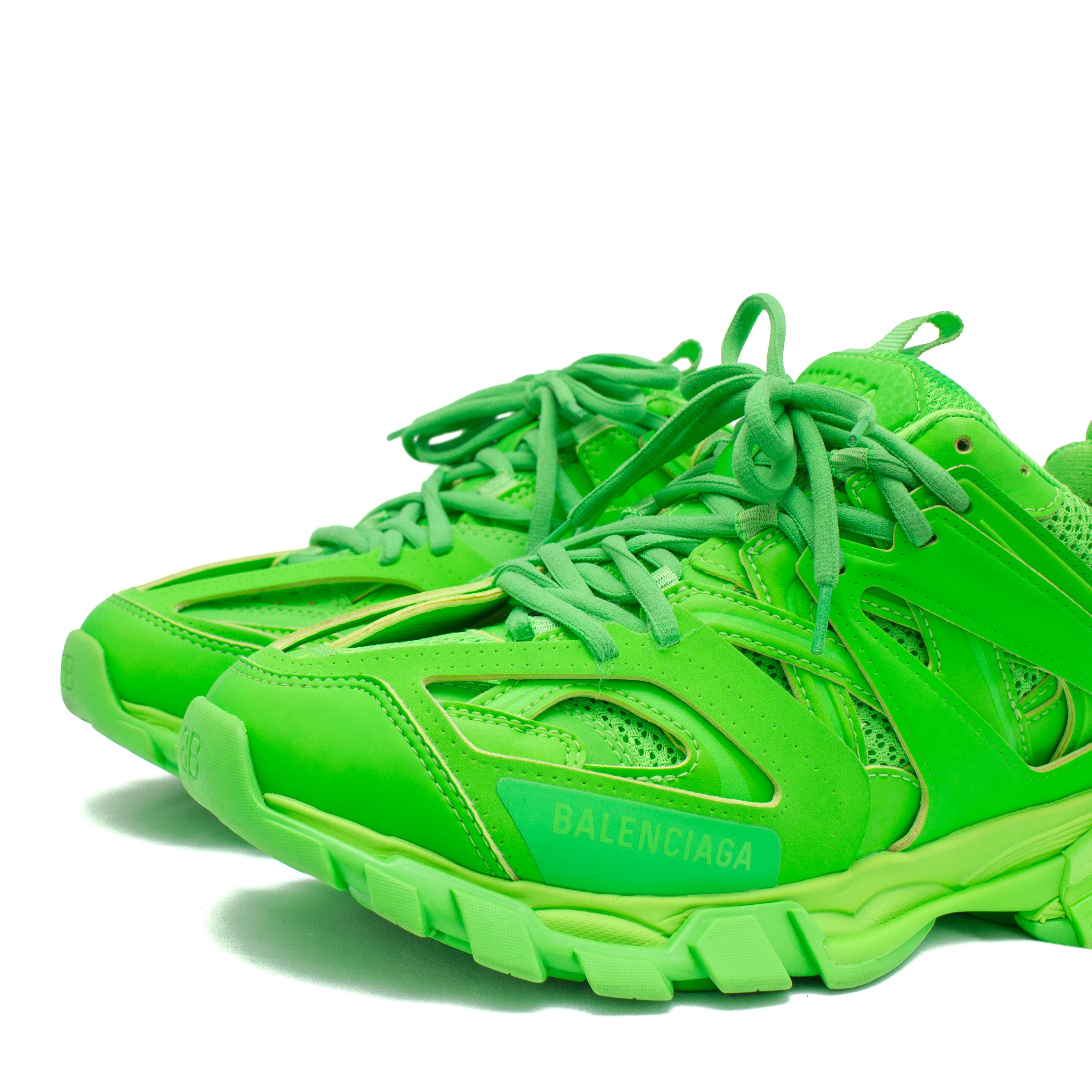 Balenciaga 995$ Balenciaga Track Sneakers Fluo Green 542023Size 40/US7 Size US 10 / IT 40 - 2 Thumbnail
