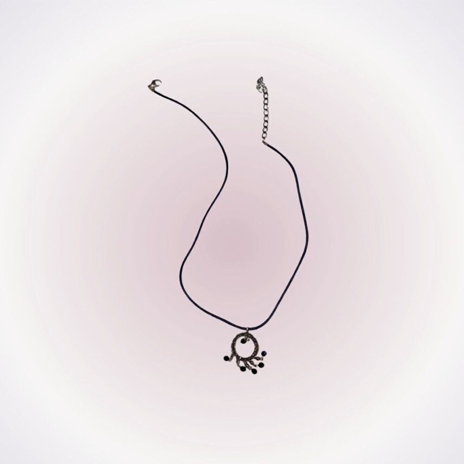 Other Black Leather Cord Pendant Necklace | Sz OS Size ONE SIZE - 1 Thumbnail