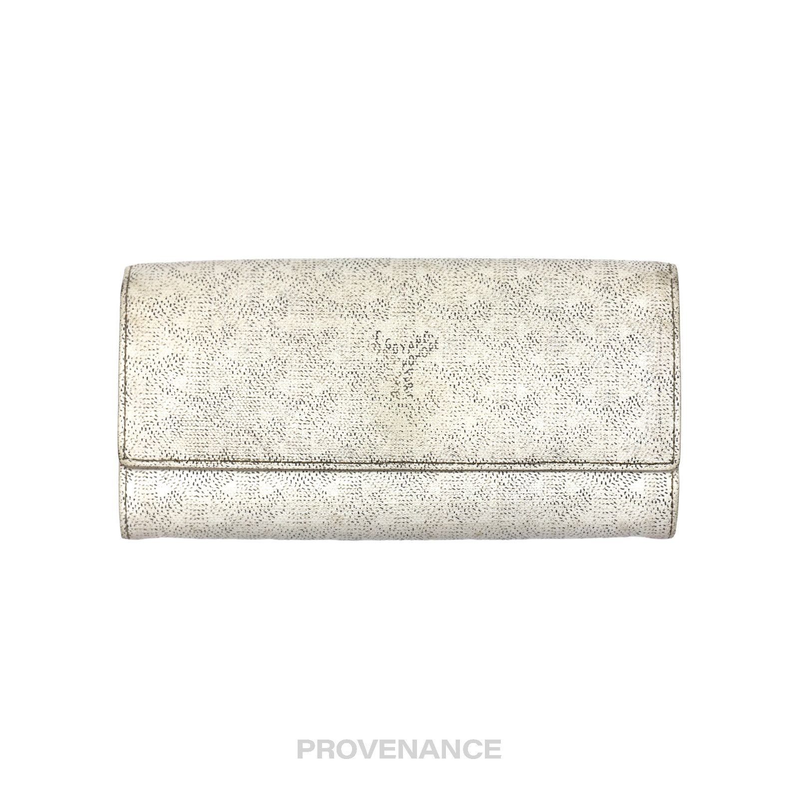 Preloved Goyard Grey Goyardine Varenne Long Wallet CHN020202 092823