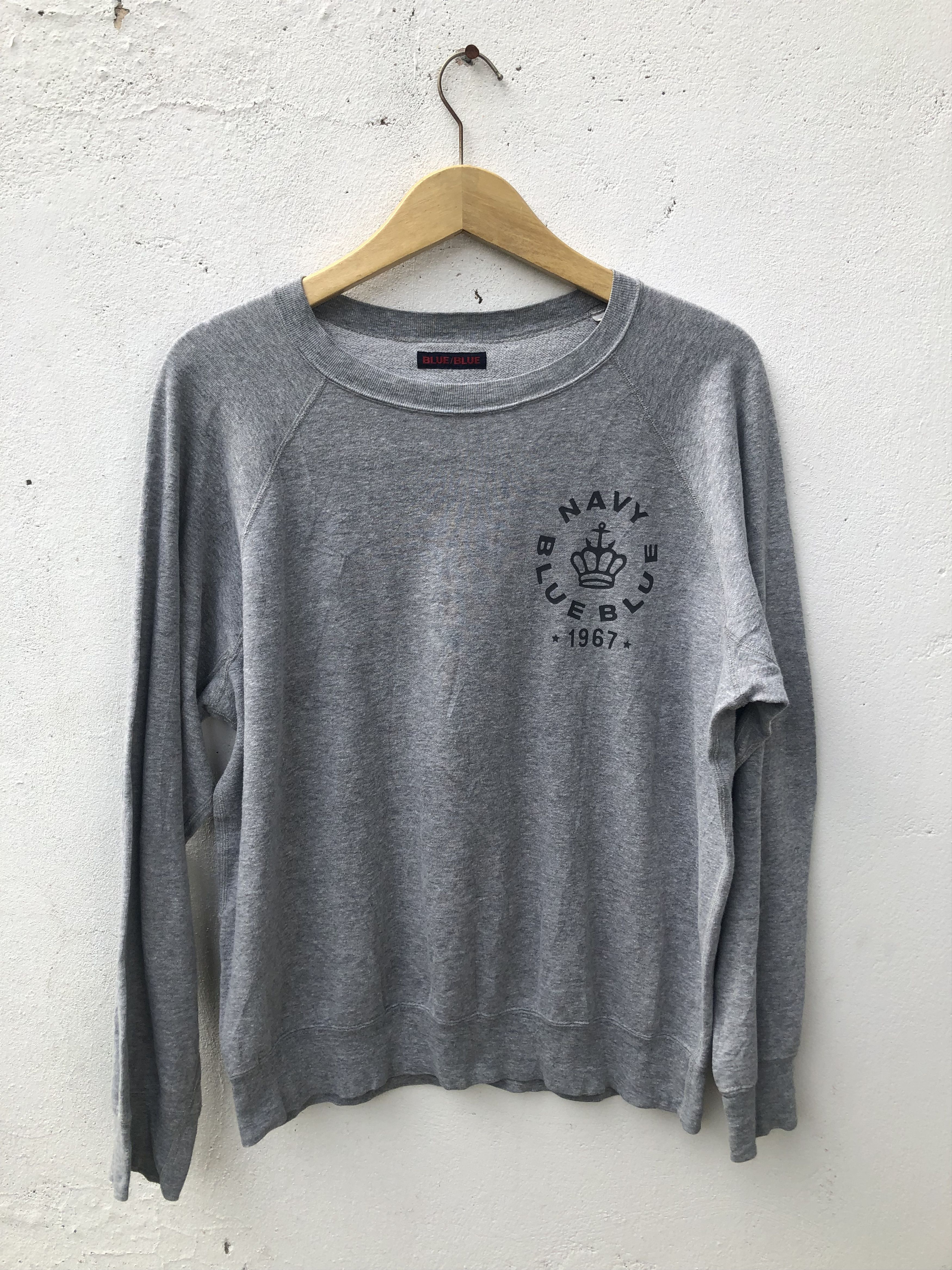 Blue Blue Japan Blue Blue Japan Navy 1967 Grey Sweatshirt Size US L / EU 52-54 / 3 - 1 Thumbnail