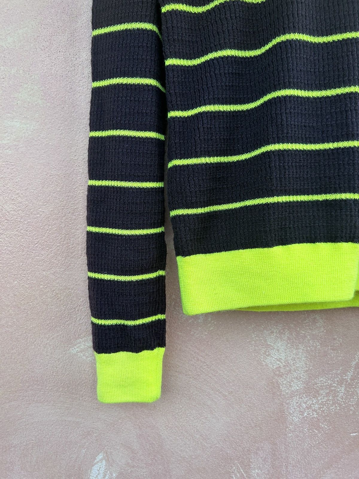 Acne Studios knitted wool striped yellow sweater knit NEW margiela marni Size US M / EU 48-50 / 2 - 4 Thumbnail