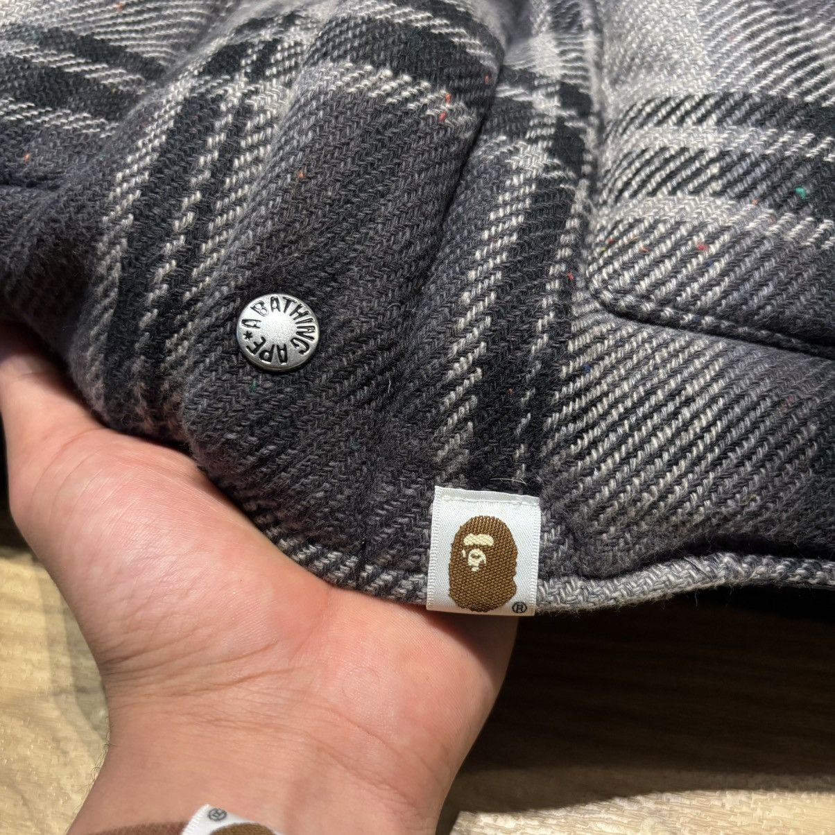 Bape Bape Quilted Plaid Puffer Size US M / EU 48-50 / 2 - 6 Thumbnail