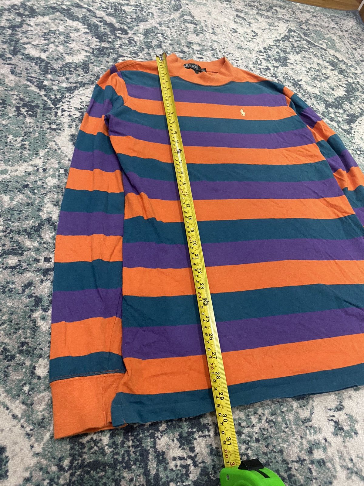 Polo Ralph Lauren 1990 - Polo Ralph Lauren Stripes Pony Logo L/S Shirt Size US L / EU 52-54 / 3 - 6 Thumbnail