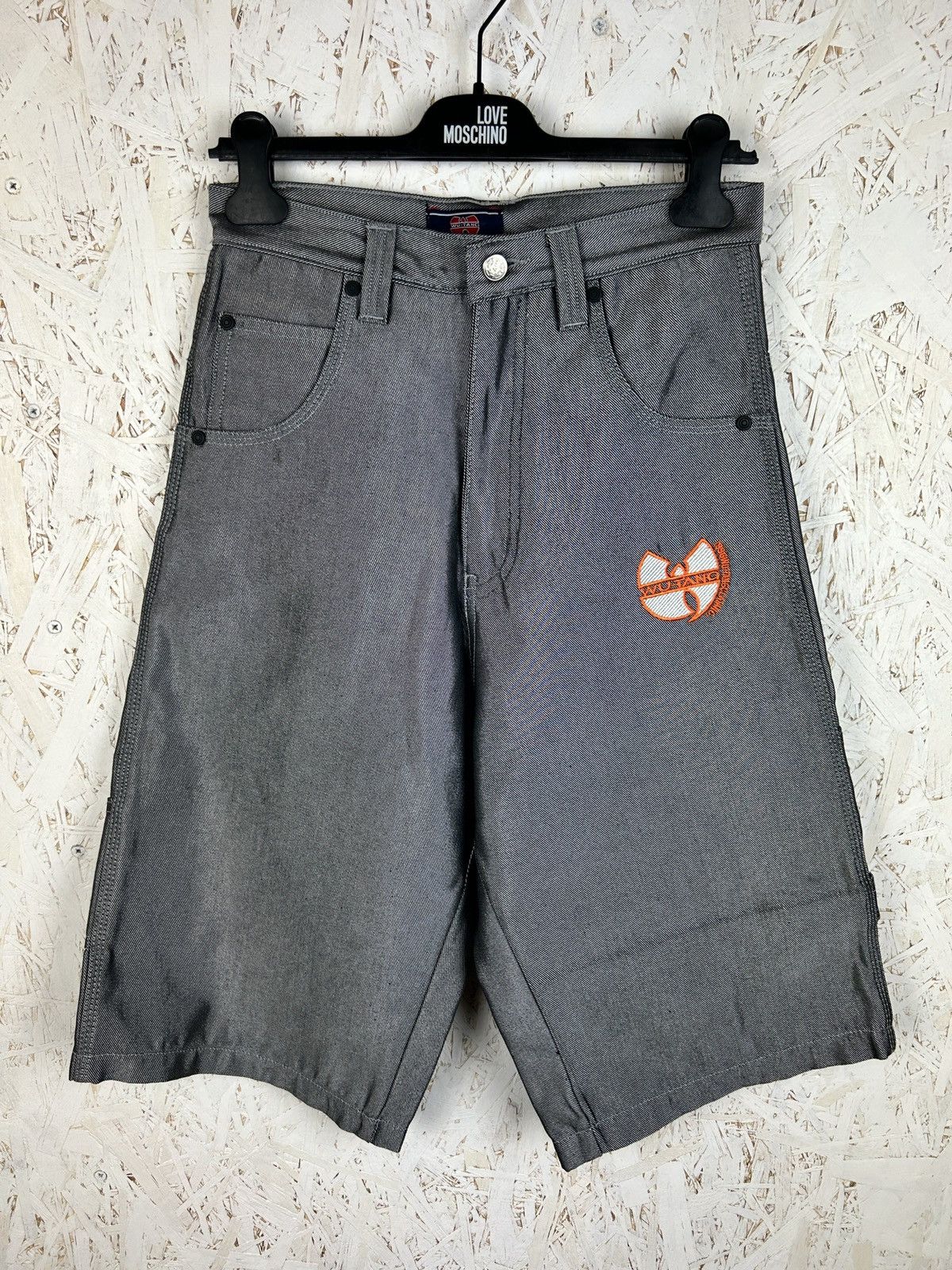 Wu-Tang Clan 90s Wu-Tang Wu Wear 1996 Denim Rap Carpenter Shorts 28 Size US 28 / EU 44 - 5 Thumbnail