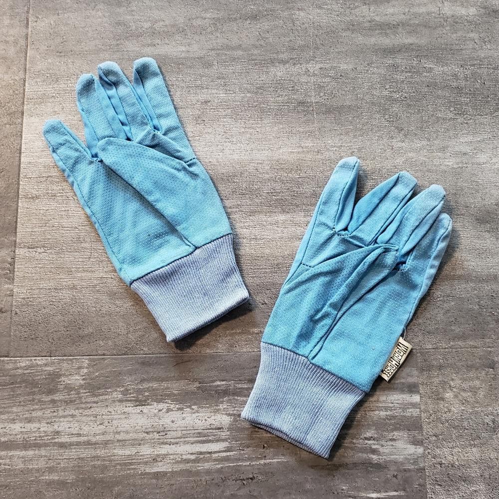 Designer Blue Work Horse Garden Grip Glove Size ONE SIZE - 2 Thumbnail
