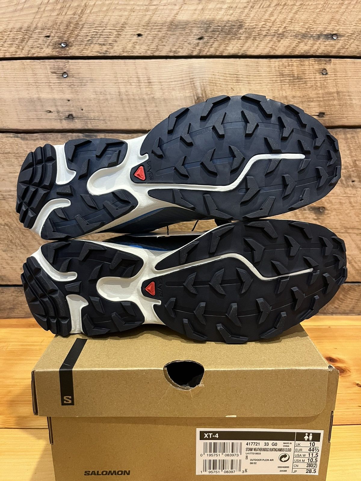 Salomon Salomon XT-4 Stormy Weather Blue L41772100 Size US 10.5 / EU 43-44 - 5 Thumbnail