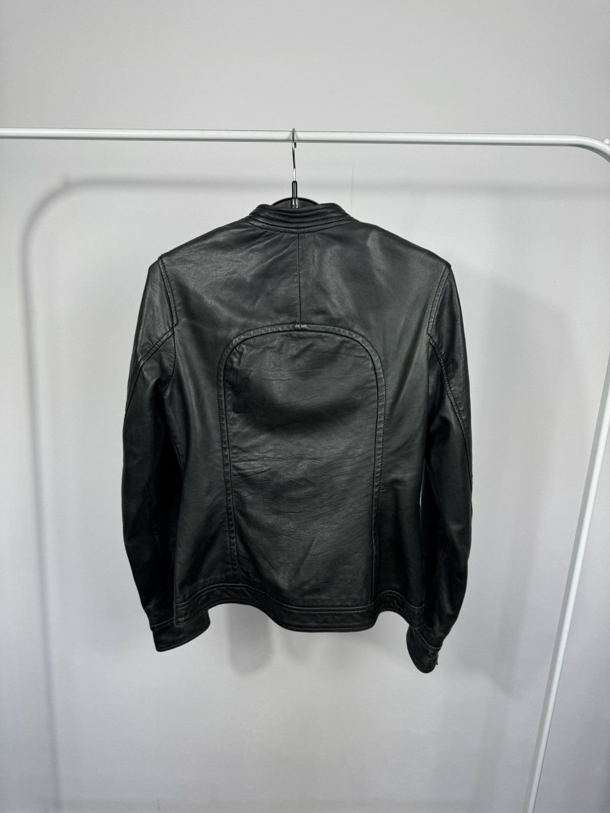 Other Monsoon Women’s Black Leather Biker Jacket Slim Fit Moto S Size S / US 4 / IT 40 - 12 Thumbnail