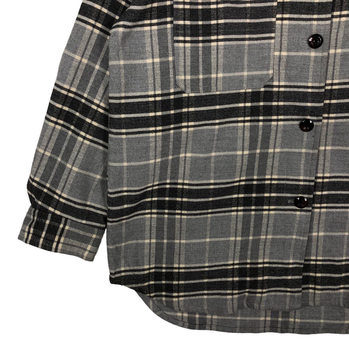 Japanese Brand 🔥90’s Vintage Flannel Shirt Jacket Gu Japan Tartan Design Size US L / EU 52-54 / 3 - 3 Thumbnail