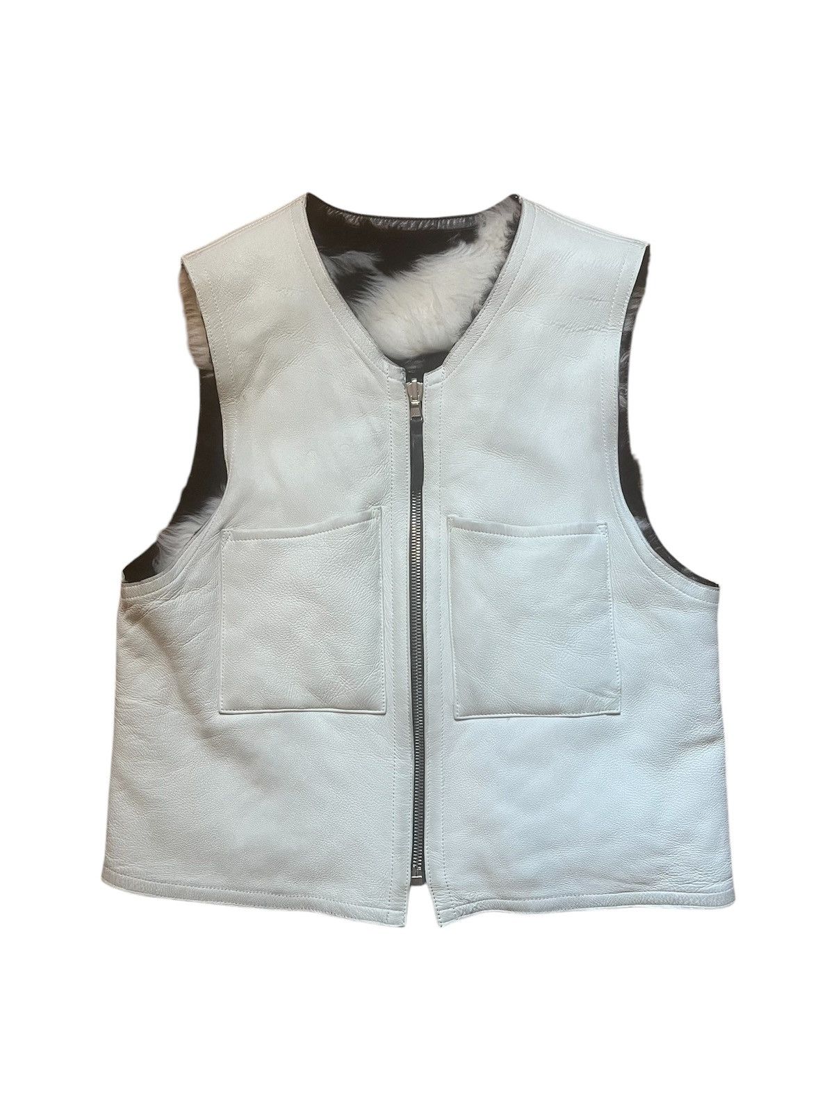 Our Legacy Reversible Leather Shearling Vest Size US M / EU 48-50 / 2 - 2 Thumbnail