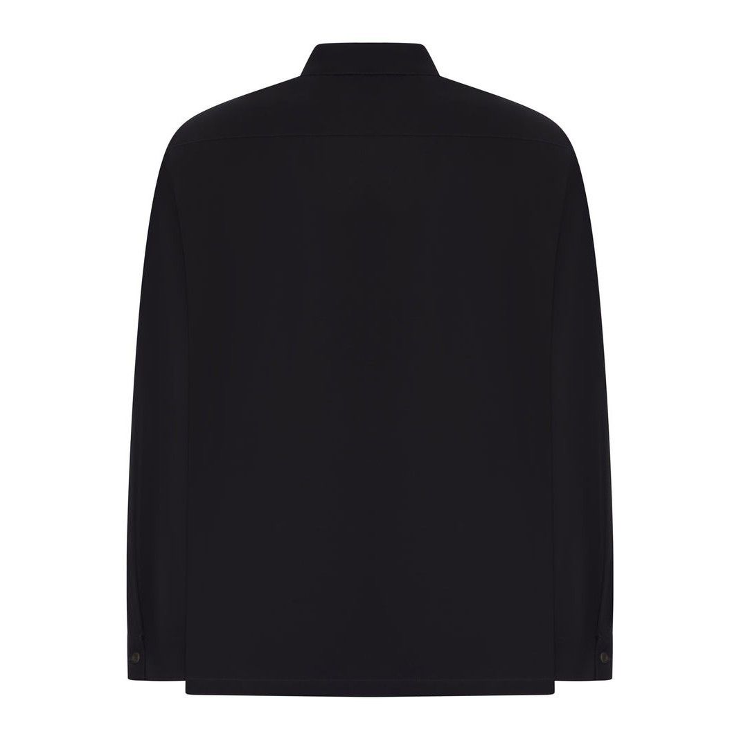 Prada PRADA Zip Black Cotton Overshirt New & Authentic (Men's size Size US L / EU 52-54 / 3 - 2 Thumbnail