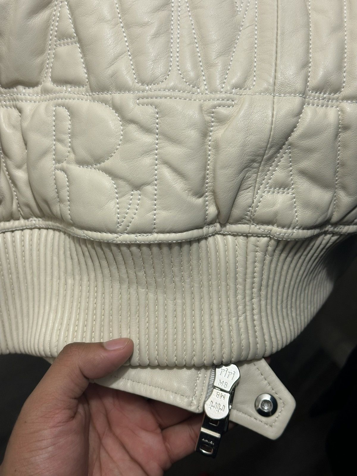 Amiri Amiri Ovine Leather Bomber Size US S / EU 44-46 / 1 - 2 Thumbnail