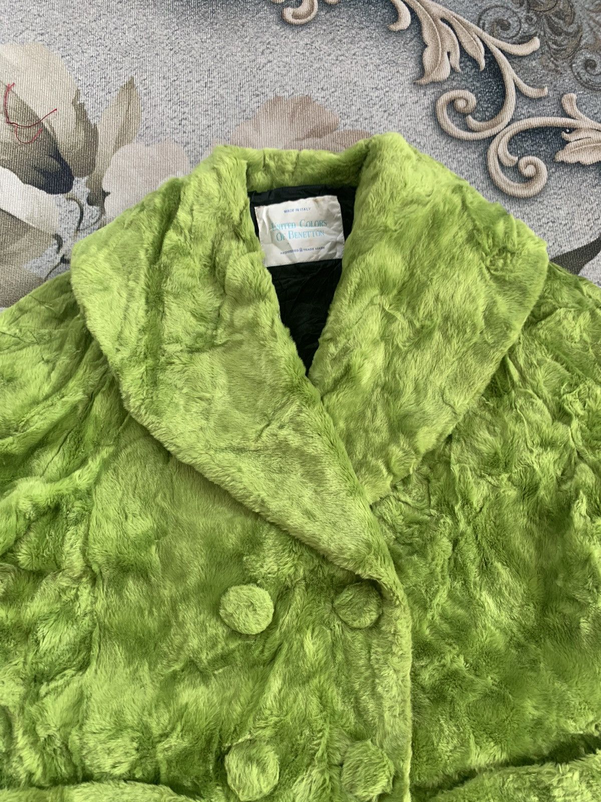 United Colors Of Benetton United Colors Of Benetton Furry Like Double Breast Coat Size M / US 6-8 / IT 42-44 - 7 Thumbnail
