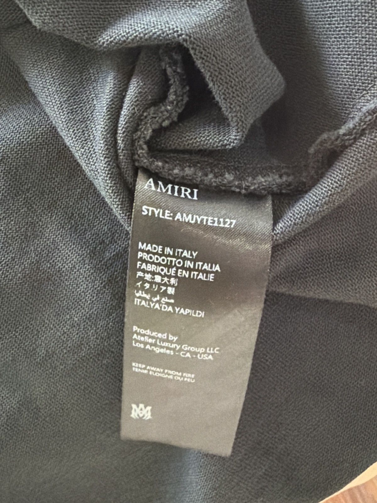 Amiri Amiri MA eagle logo Size US S / EU 44-46 / 1 - 5 Thumbnail