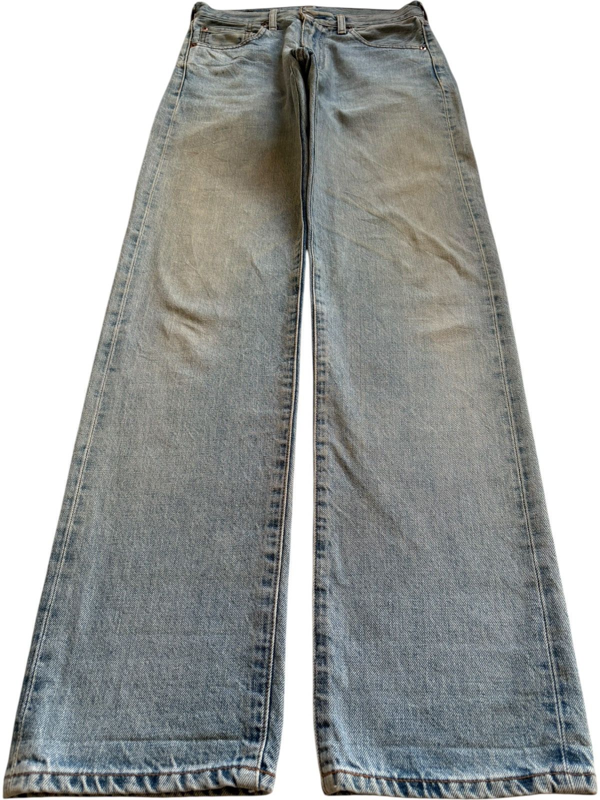 Levi's Vintage 80s Levis 502 Big E Selvedge Rusty Wash Loose Jeans Size US 29 - 2 Thumbnail