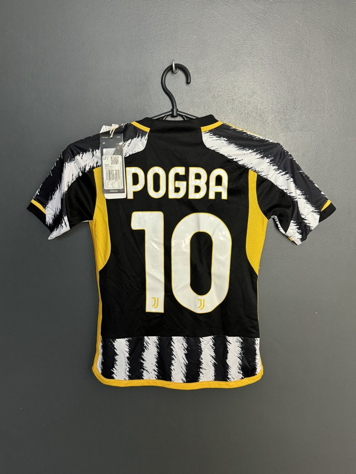 Adidas KIDS Juventus 23/24 Home Pogba Football Jersey T-Shirt Size US XS / EU 42 / 0 - 1 Thumbnail