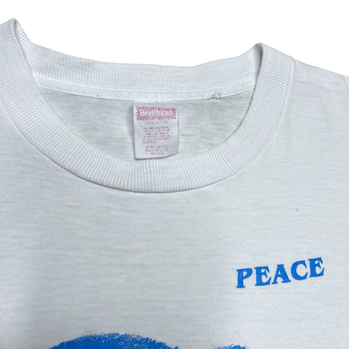 Other Vintage 1980s World Peace Earth Graphic Long Sleeve T-Shirt Size US S / EU 44-46 / 1 - 2 Thumbnail
