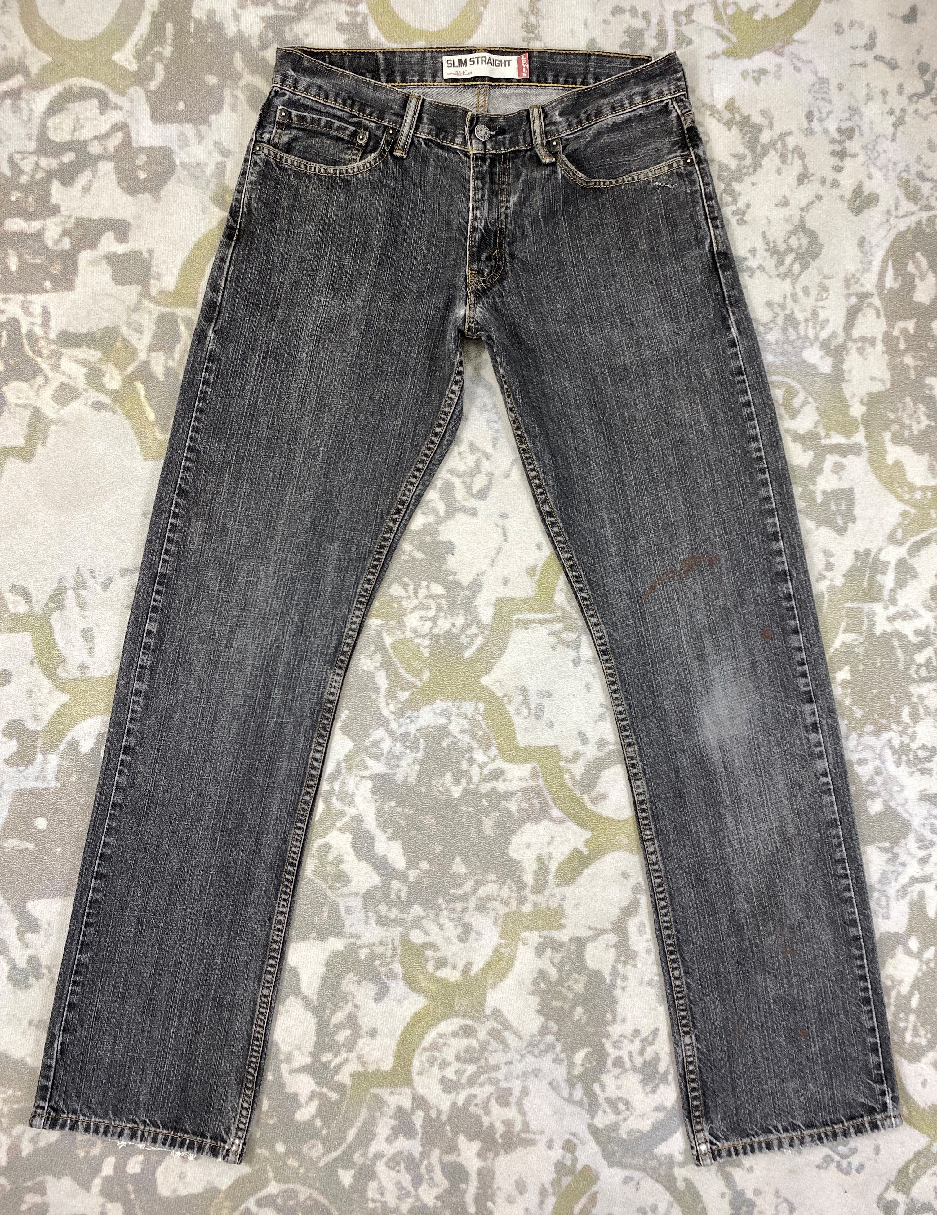 Levi's Black Vintage Levi's 514 Slim Straight Denim 32x34 -JN406 Size US 32 / EU 48 - 1 Thumbnail