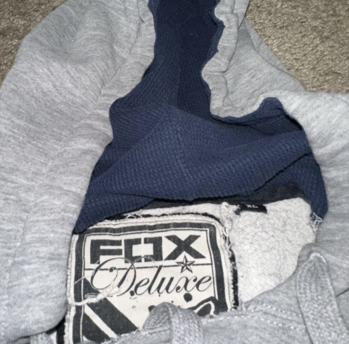 Fox Racing Vintage Fox Racing Hoodie Grunge Y2K Pullover Size US XL / EU 56 / 4 - 6 Thumbnail