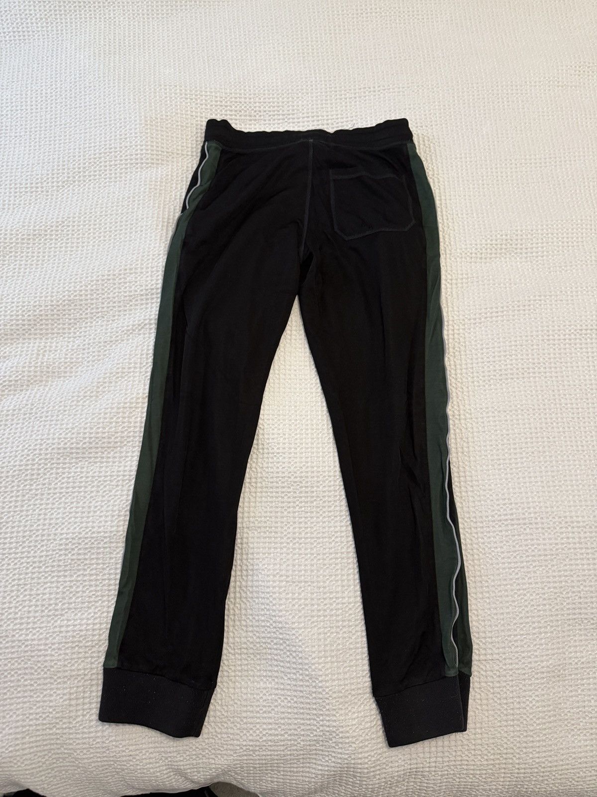 Lanvin LANVIN sweatpants trousers - pin stripe - black green Size US 32 / EU 48 - 3 Thumbnail