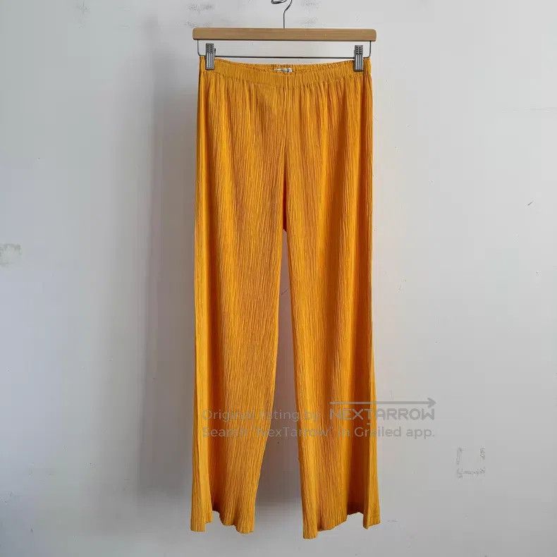 Issey Miyake Issey Miyake size:3 Yellow Pants Size 22" - 1 Thumbnail