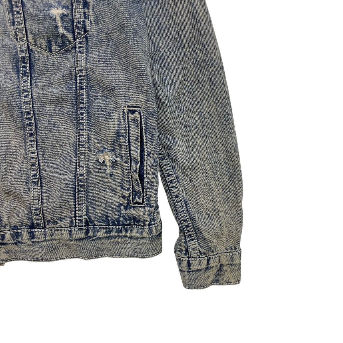 Japanese Brand × Levi's × Vintage Vintage Distressed Heaven Japanese Brand Acid Wash Jacket Size M / US 6-8 / IT 42-44 - 6 Thumbnail