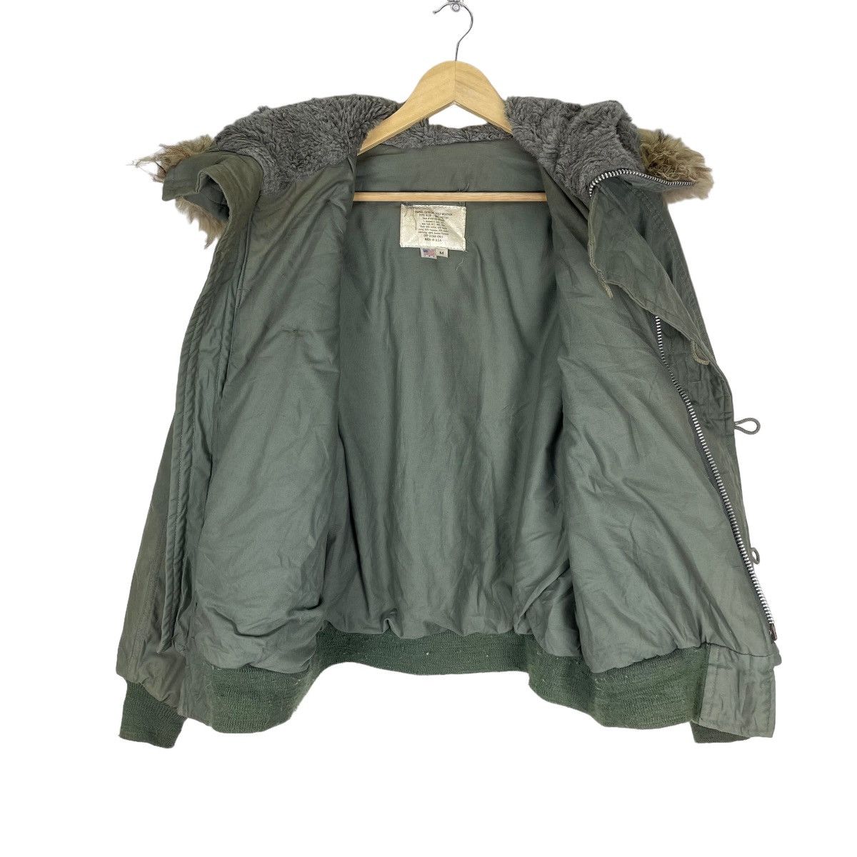 I. Spiewak And Sons ☀️I SPIEWAK & SONS TYPE N-2B FUR HOODIE BOMBER JACKET Size US M / EU 48-50 / 2 - 8 Thumbnail