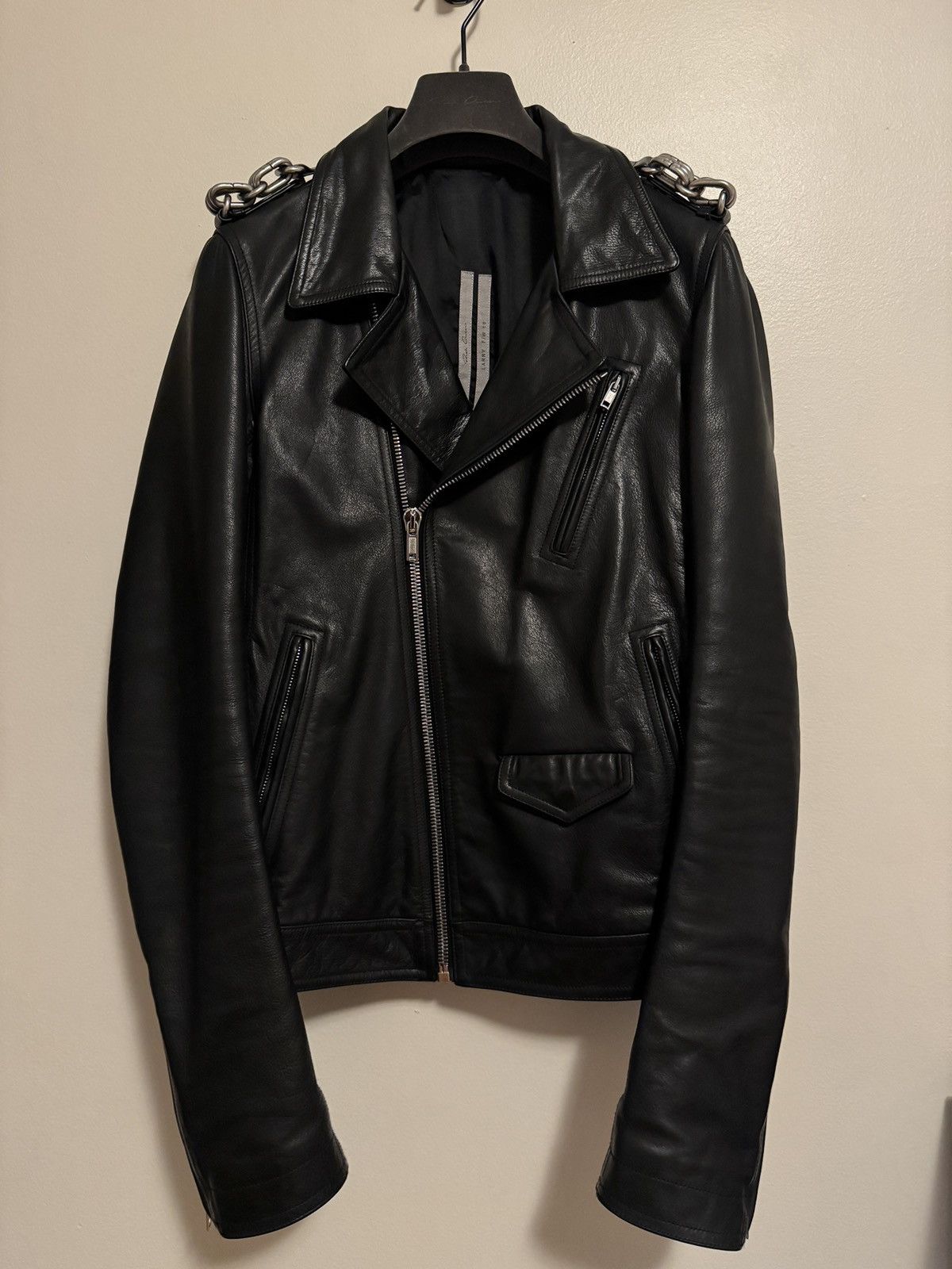 Rick Owens FW19 Larry Stooges Biker Jacket | Grailed