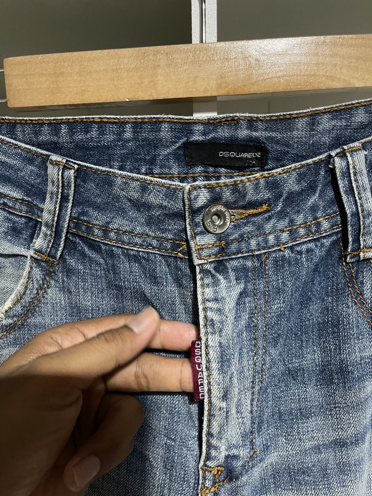 Dsquared2 Dsquared Distressed denim Size US 33 - 6 Thumbnail