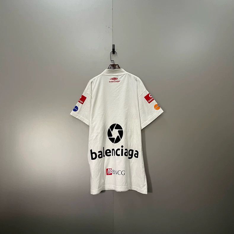 Balenciaga Balenciaga White monogram logo printed short sleeves Size US S / EU 44-46 / 1 - 2 Thumbnail