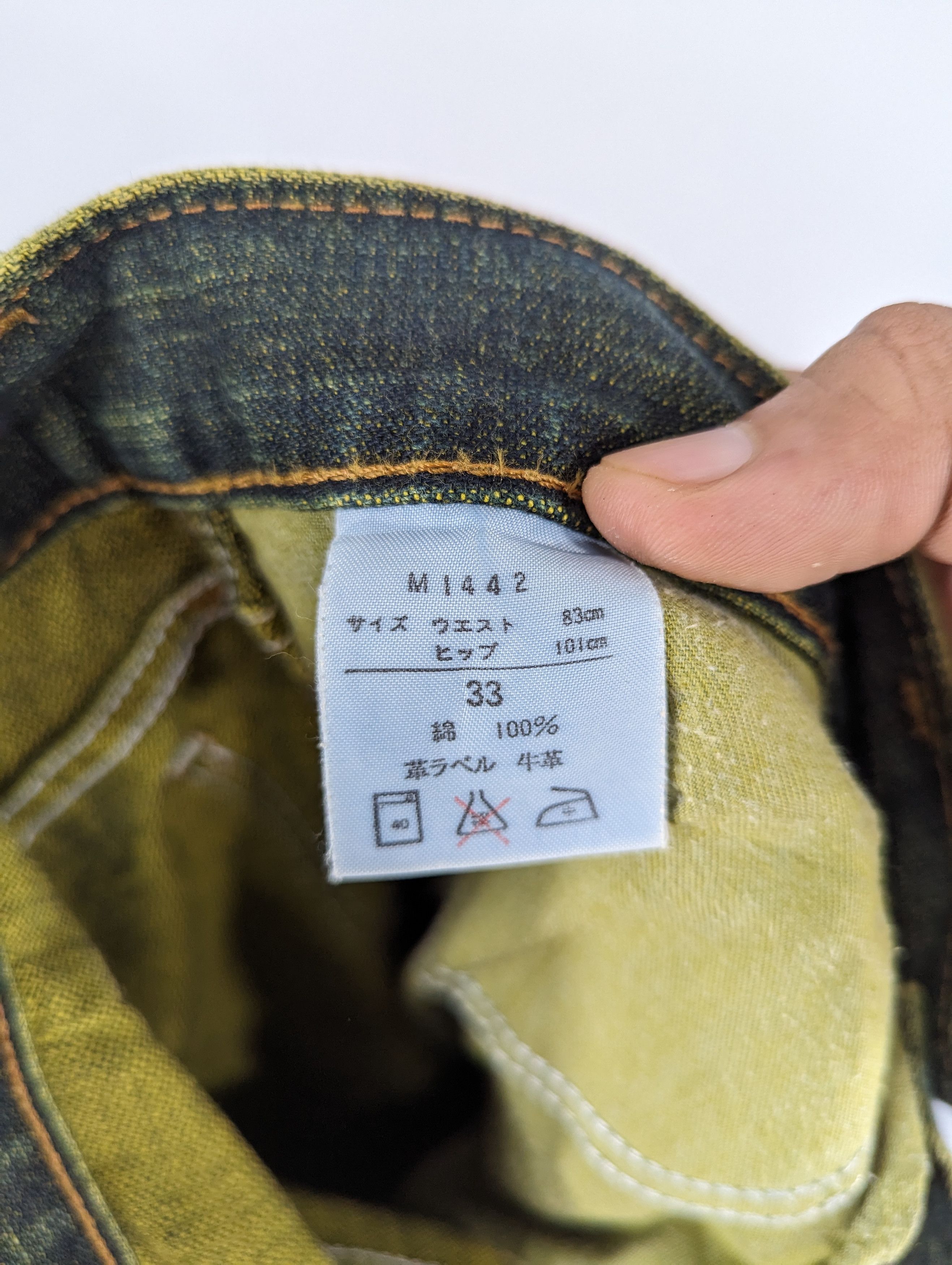 Wrangler 💥RARE💥Vintage Wrangler BlueBell Flared Bootcut Green Jeans Size US 33 - 14 Thumbnail