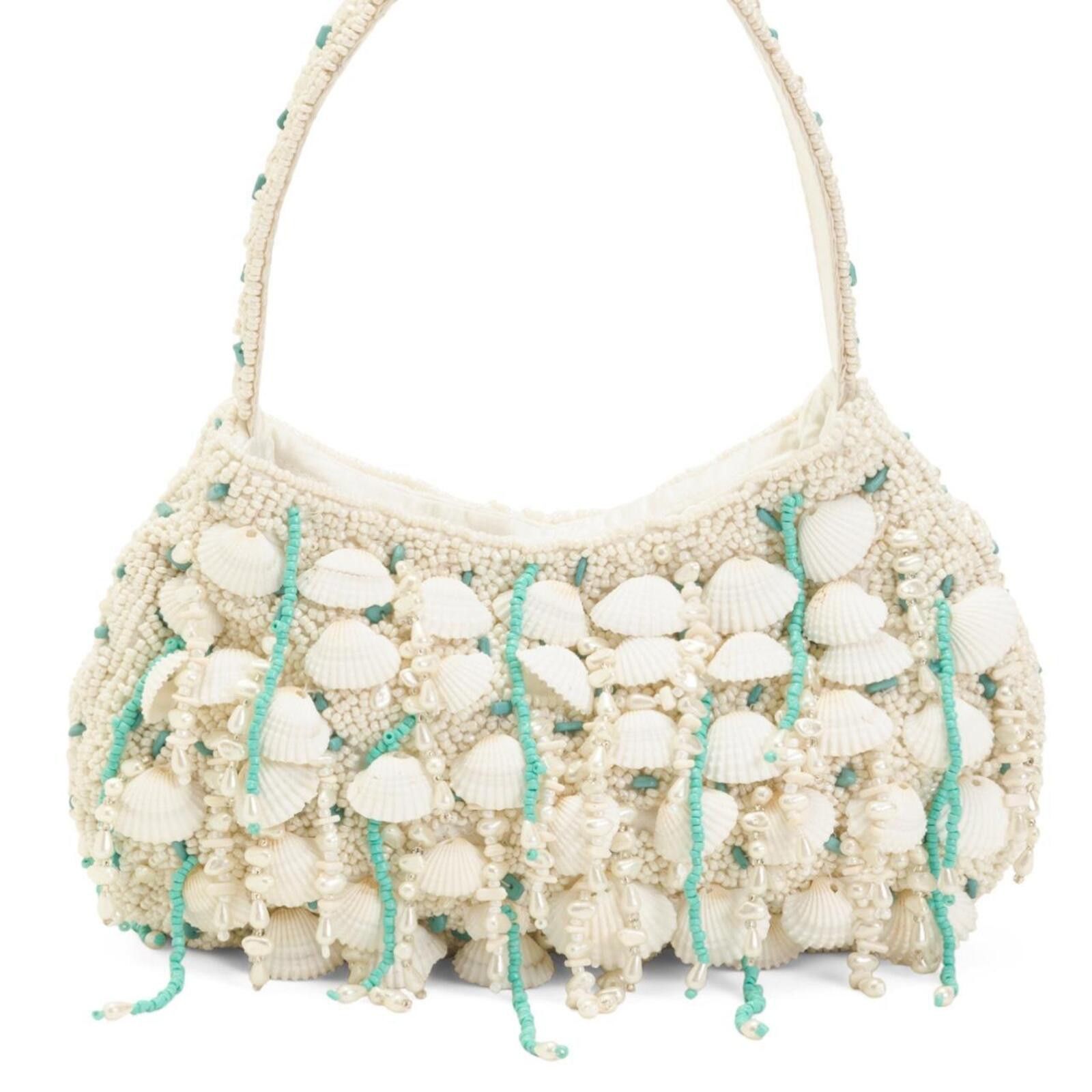 Marsell Tiktok Viral Seashell Beaded Bag Size ONE SIZE - 4 Thumbnail