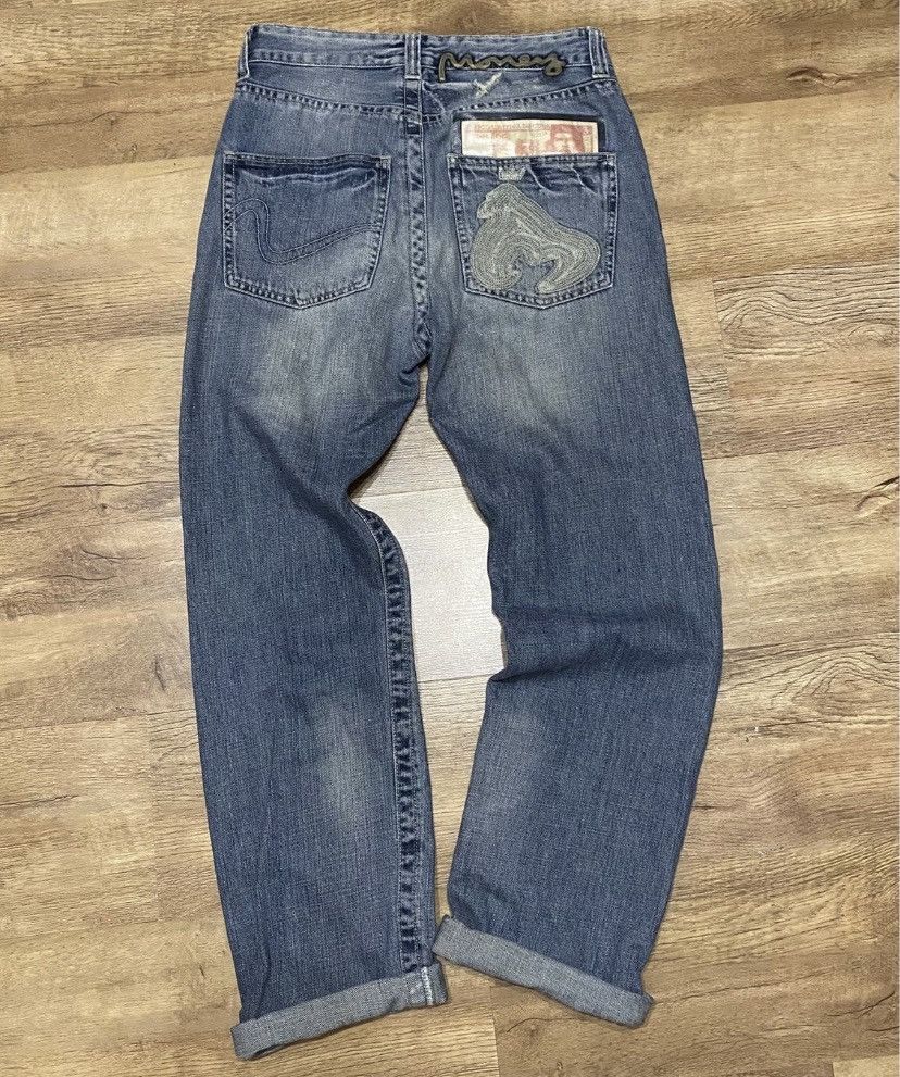 Vintage × monkey time Money jeans back bill Money Size US 30 / EU 46 - 2 Thumbnail