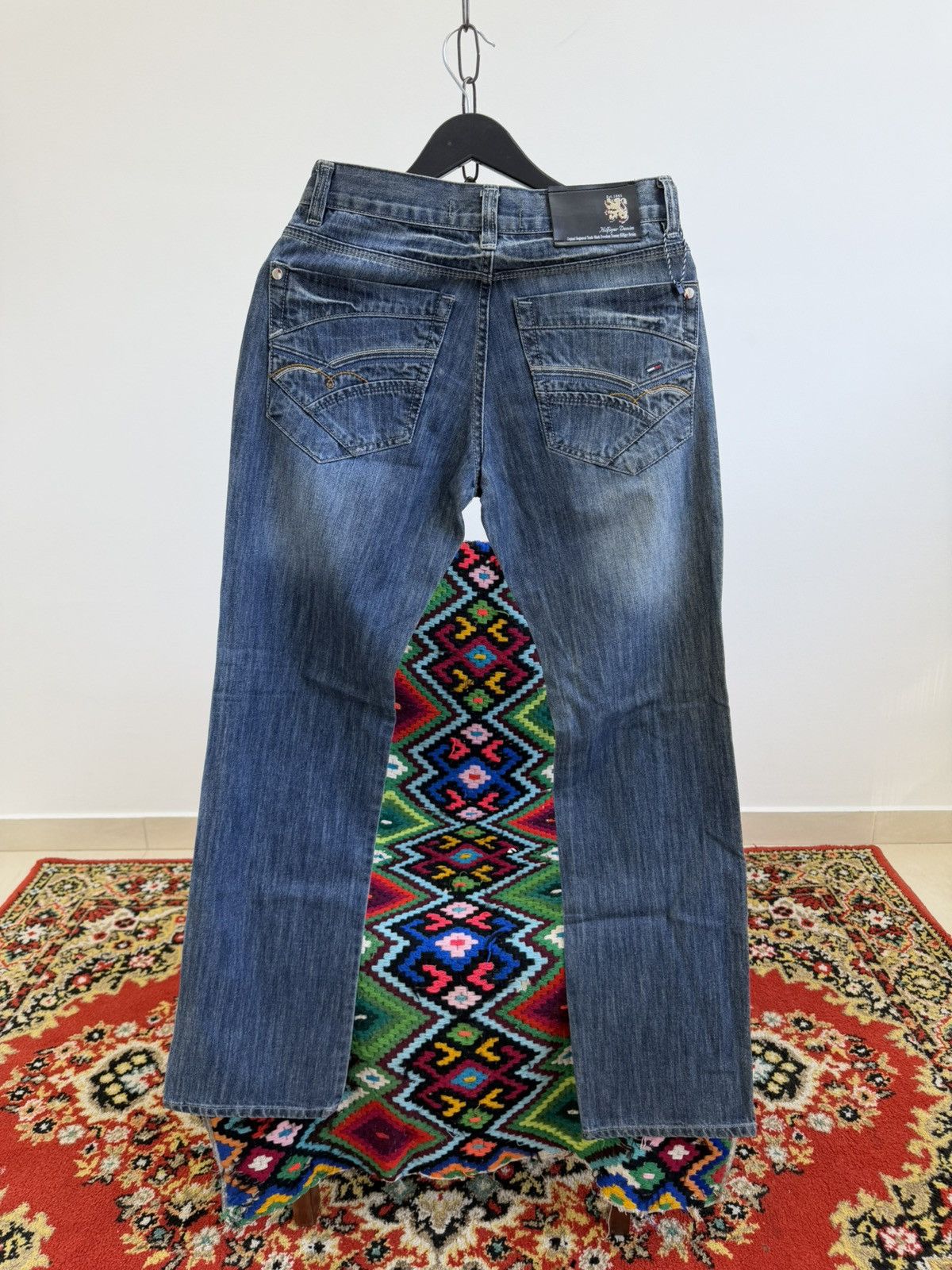 Hedi Slimane 00s Diesel Hedi Slimane Dior Style Washed Denim Jeans Size US 30 / EU 46 - 7 Thumbnail