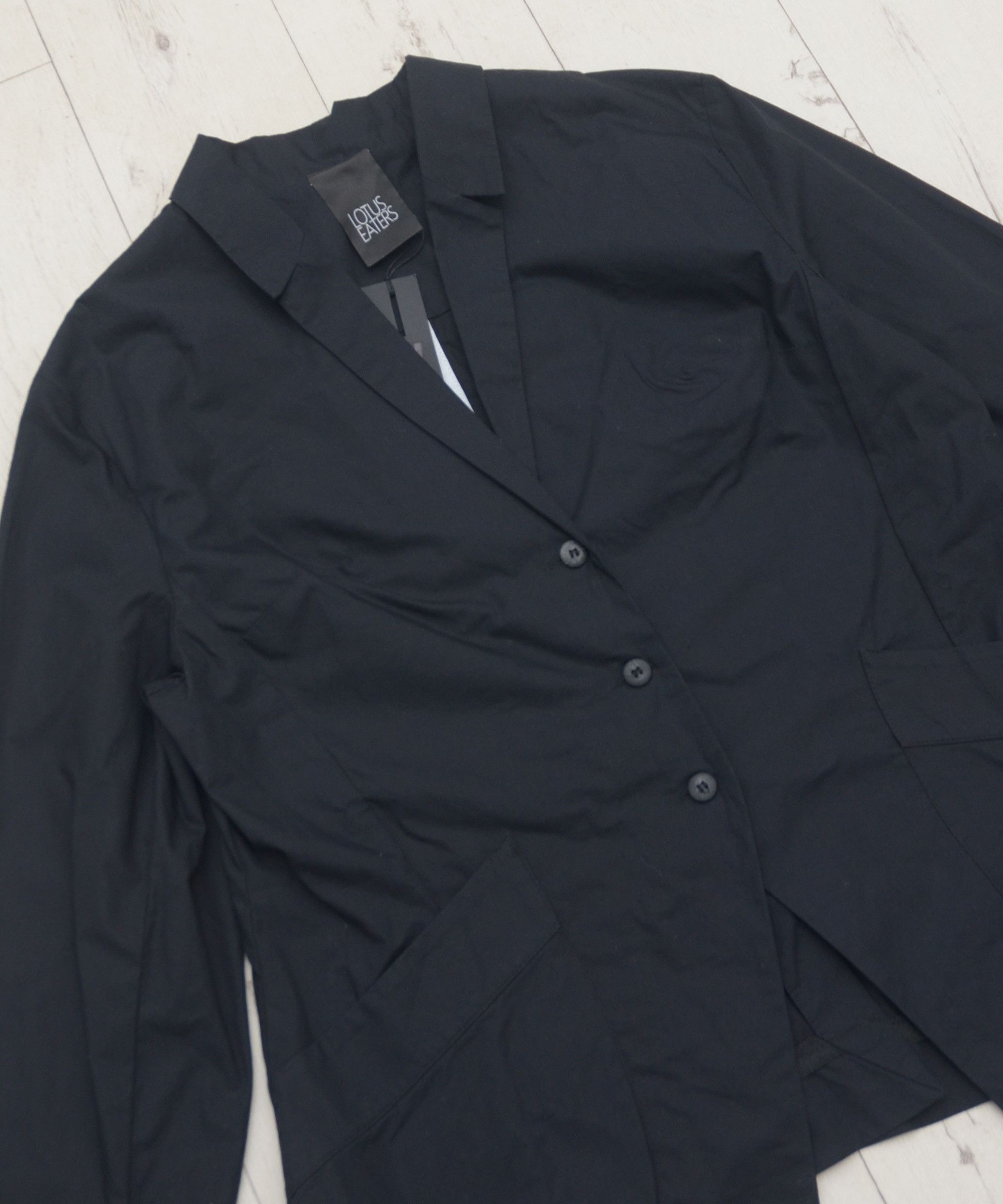 Designer New Designer LOTUS EATERS COTTON BLAZER Black y2k Size XL / US 12-14 / IT 48-50 - 4 Thumbnail