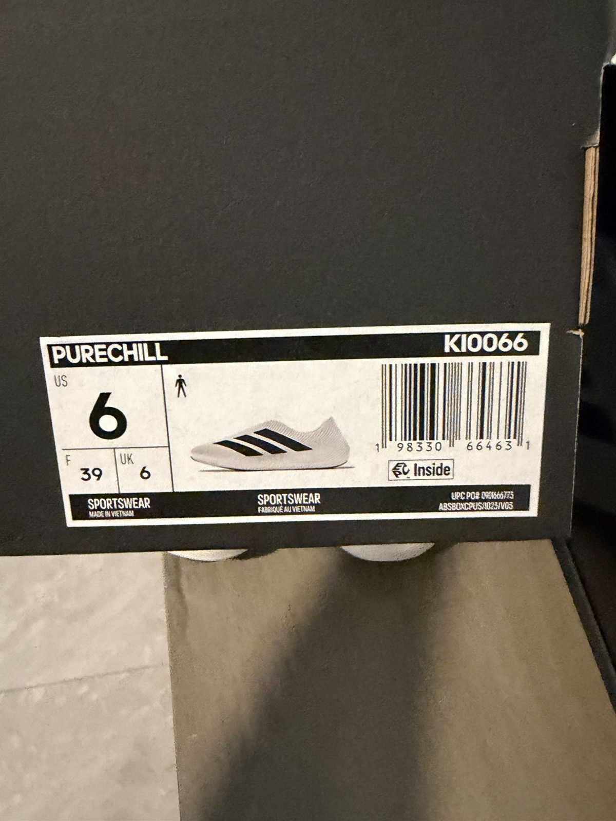 Adidas Size 6 - adidas Purechill Runner White Core Black Size US 6 / EU 39 - 2 Thumbnail