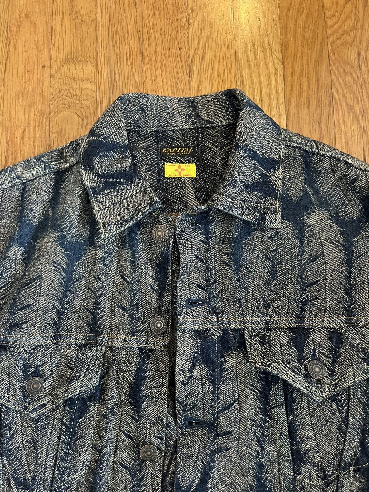 Kapital Kapital Feather Denim Jacket Size US S / EU 44-46 / 1 - 3 Thumbnail