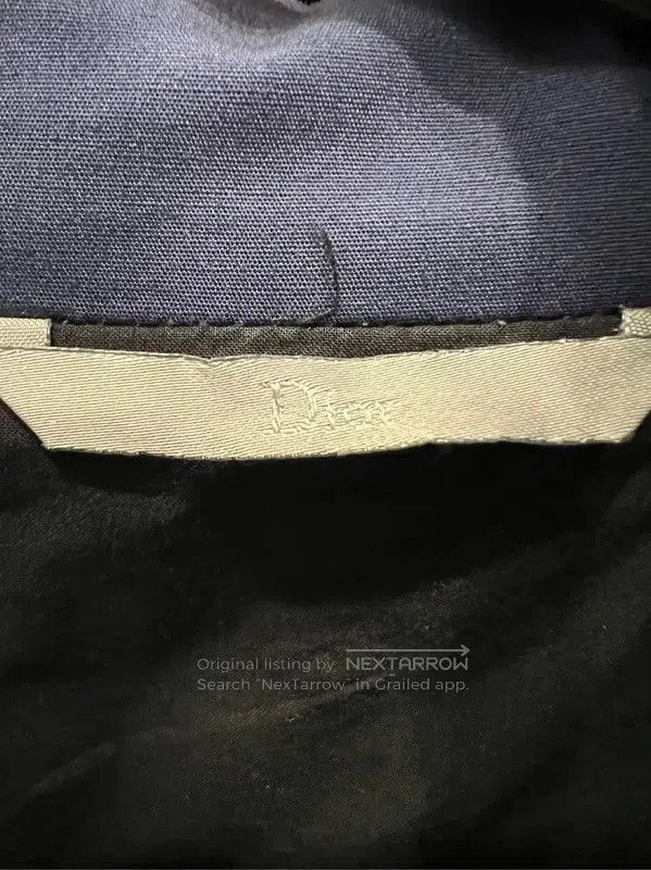 Dior Dior XL Deep Blue Cotton Trench Coat . Size US XL / EU 56 / 4 - 4 Thumbnail