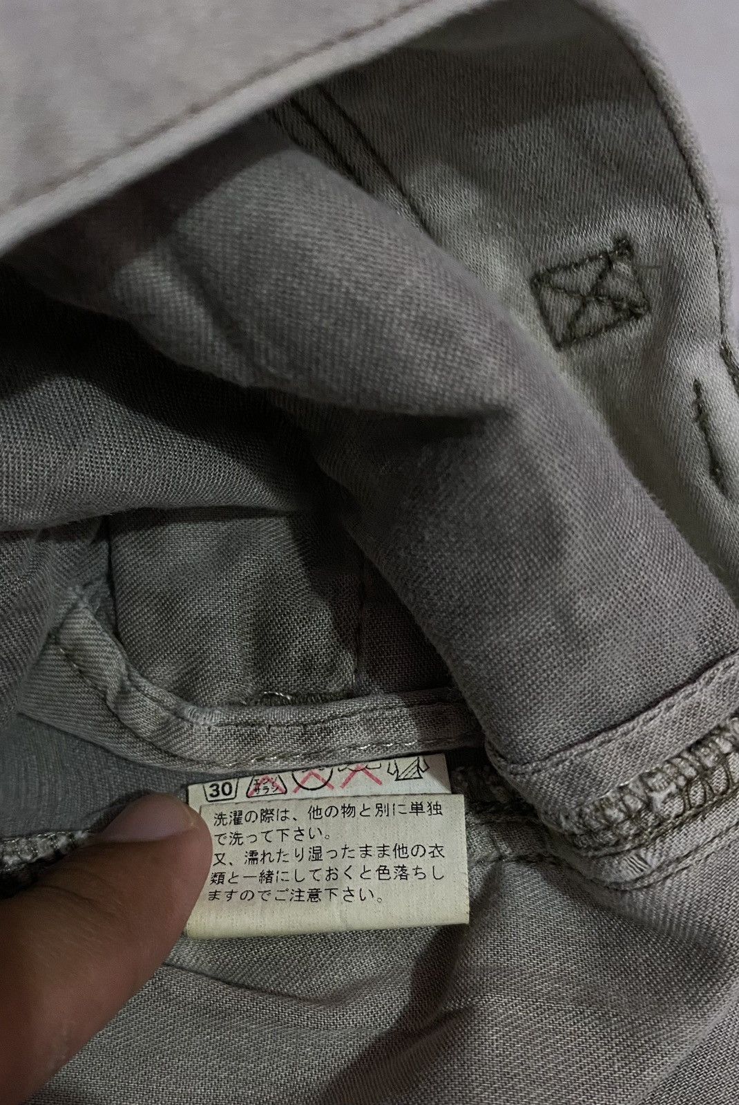 Tete Homme 🔥 Very Rare Vintage Tete Homme Issey Miyake Biker Cargo Pant Size US 28 / EU 44 - 15 Thumbnail