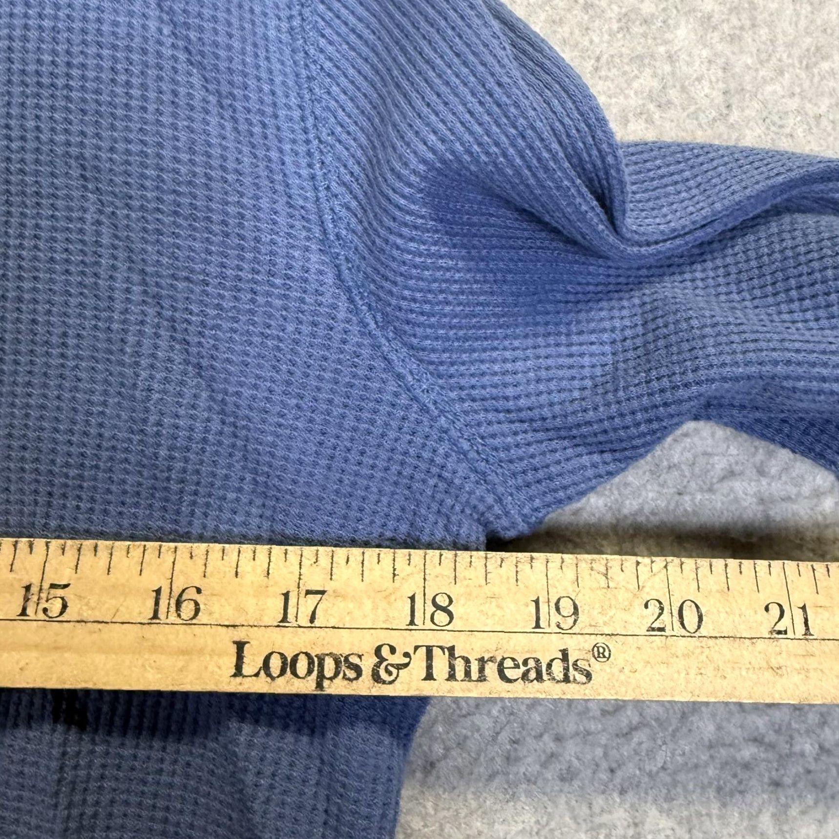 Vintage Sundance Women's Blue Cotton Long Sleeve T-Shirt Top Stretch M Medium Blouse Shirt Womens Size M / US 6-8 / IT 42-44 - 7 Thumbnail