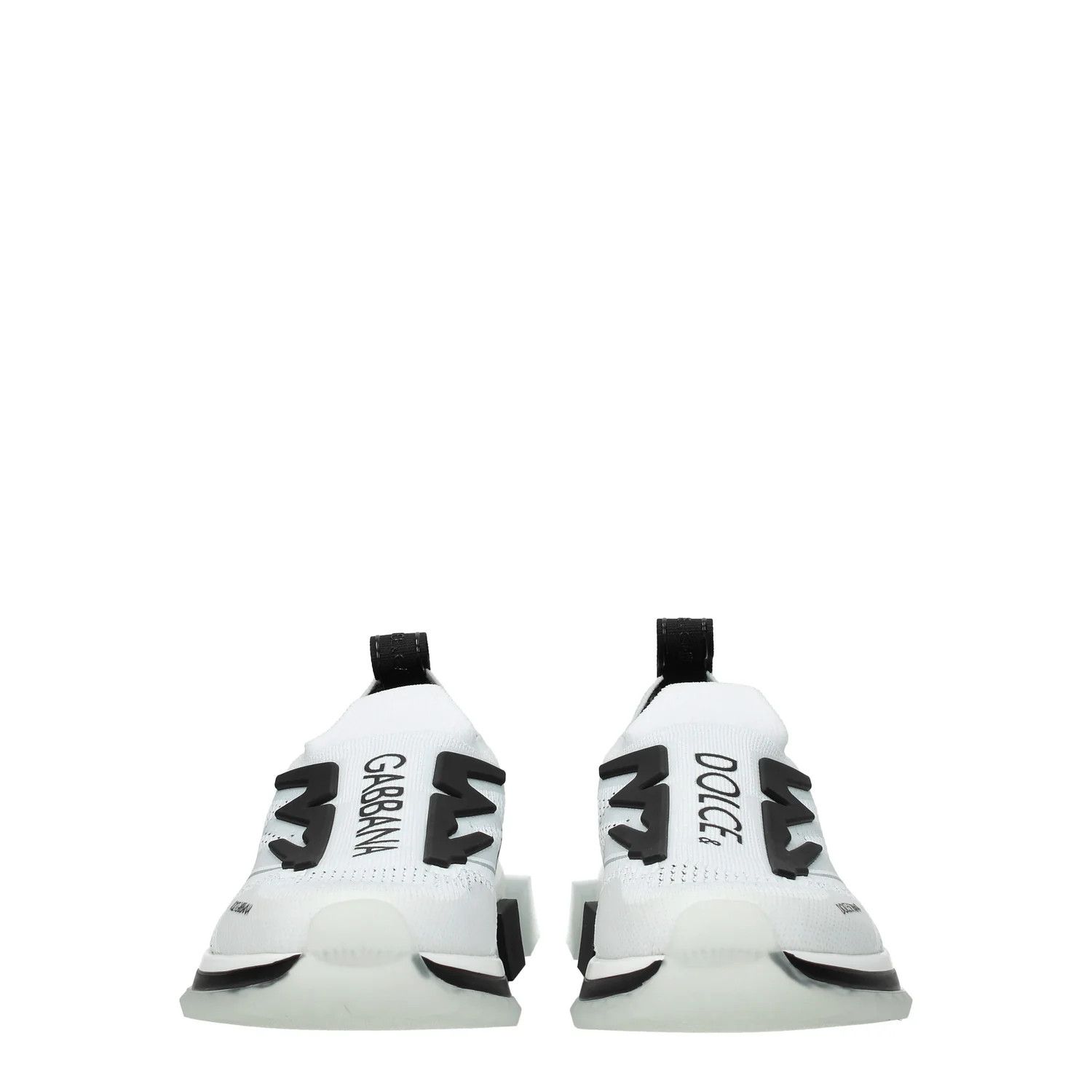 Dolce & Gabbana ob1o1e1124 Fabric Sneakers in White Black Size US 8 / IT 38 - 3 Thumbnail