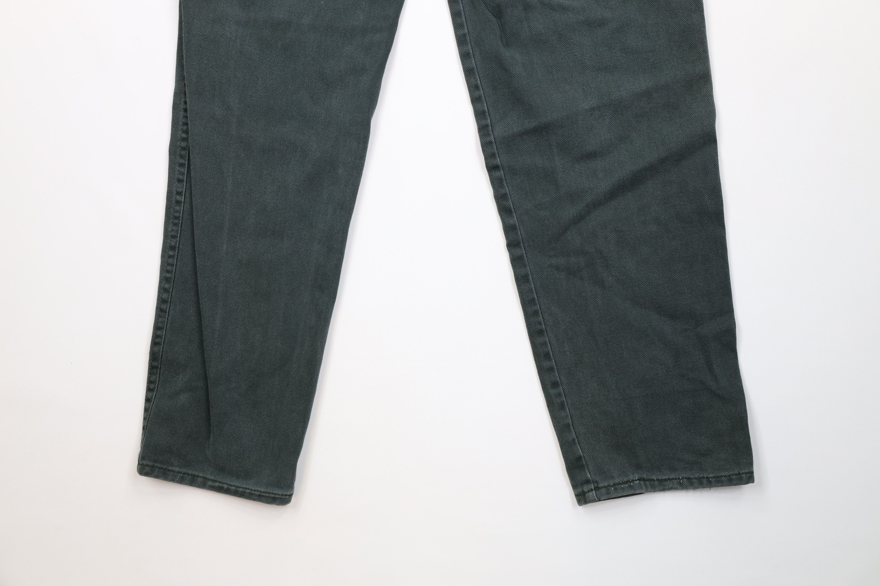Vintage Vintage 90s Streetwear Straight Leg Denim Jeans Green USA Size US 30 / EU 46 - 13 Thumbnail