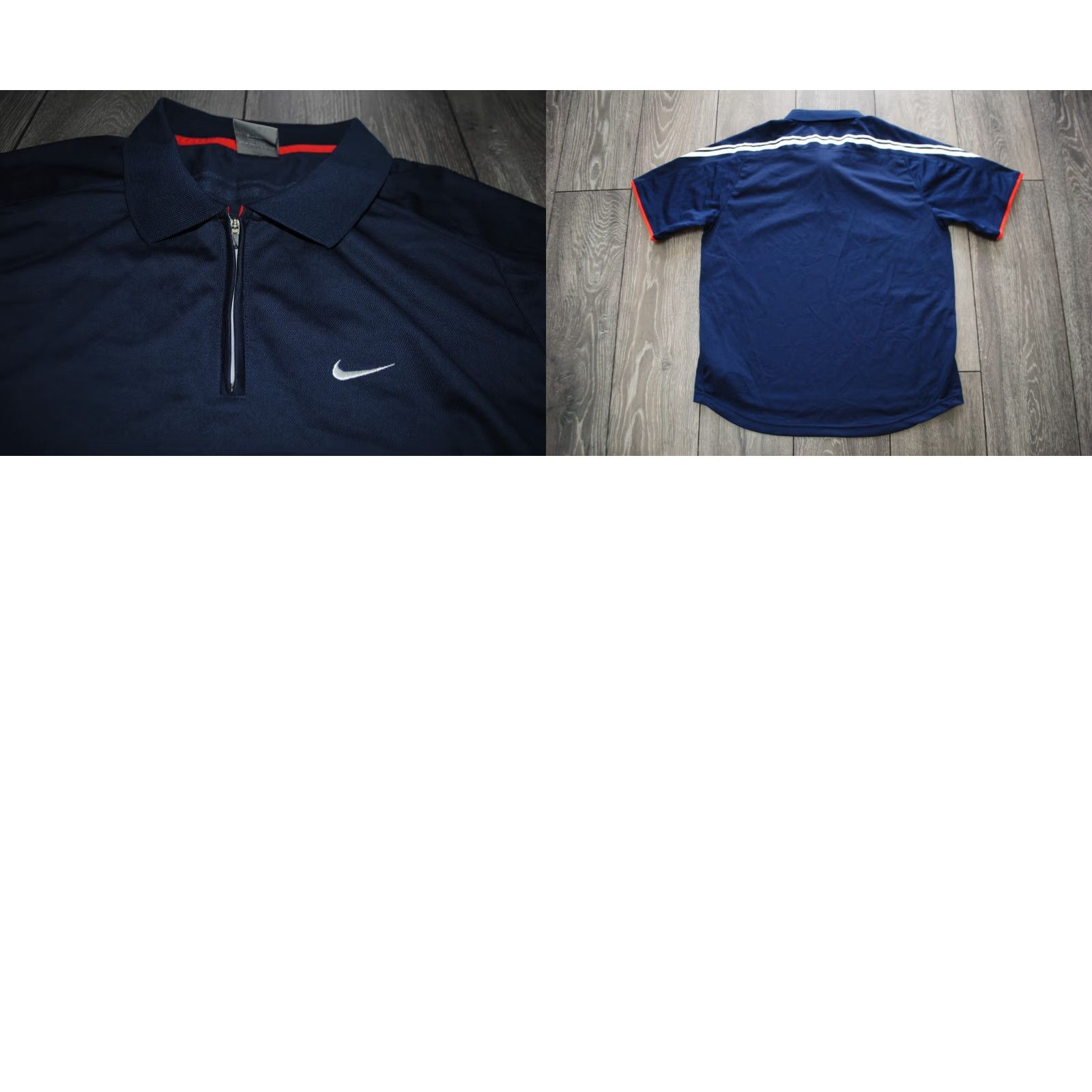 Nike Nike Vintage Polo Shirt Jersey Blue Size L Mens Size US L / EU 52-54 / 3 - 8 Thumbnail