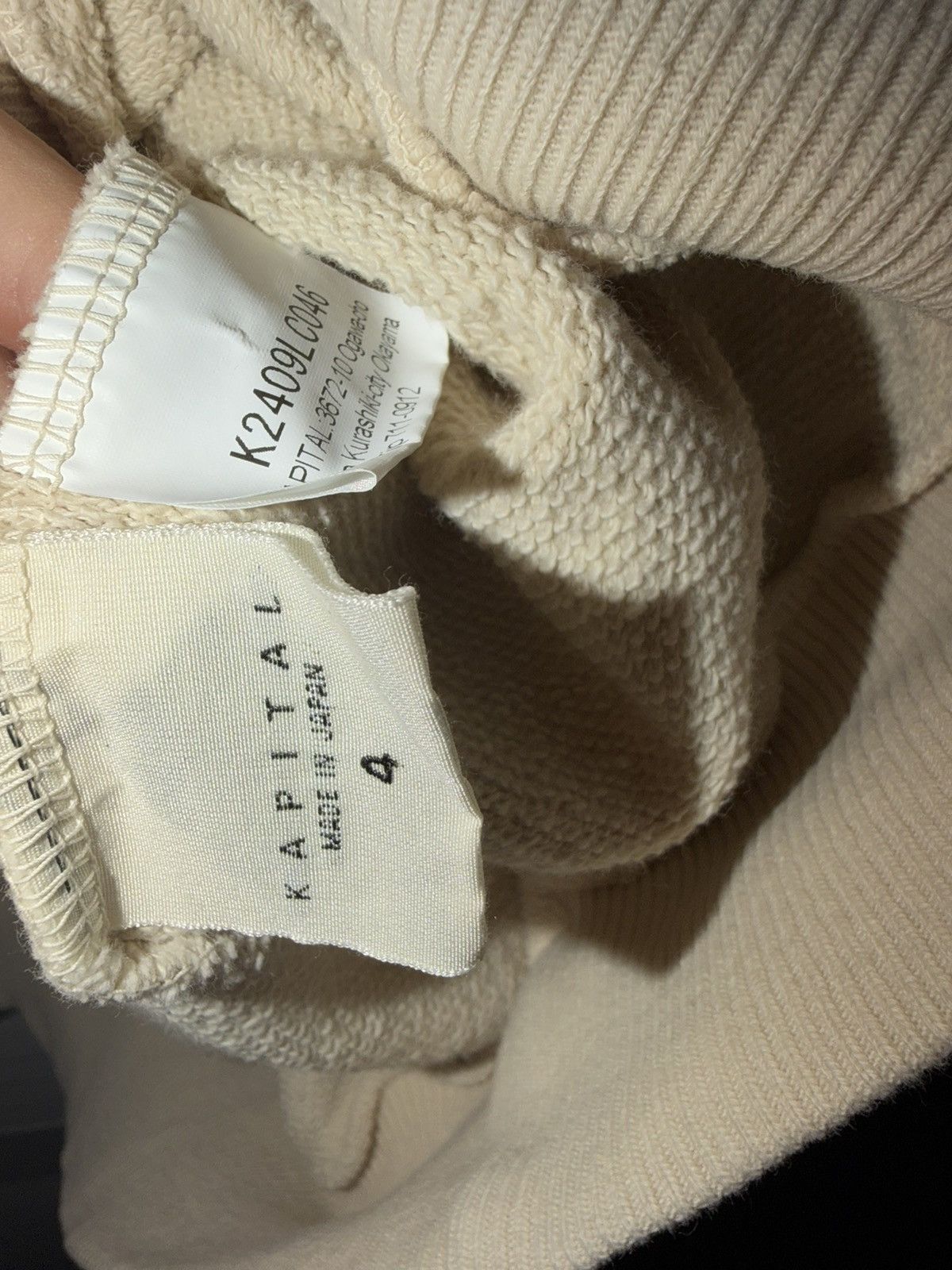 Kapital Kaptial Speakeasy Hoodie tan Size US L / EU 52-54 / 3 - 2 Thumbnail