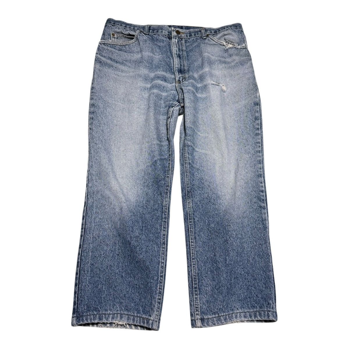 Lee × Vintage Vintage Lee USA Light Wash Straight Leg Jeans Men’s 38x26 Size US 38 / EU 54 - 3 Thumbnail