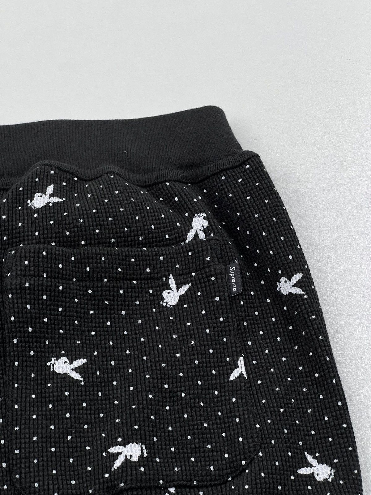 Playboy × Supreme Waffle thermal sweatpants L Size US 34 / EU 50 - 7 Thumbnail