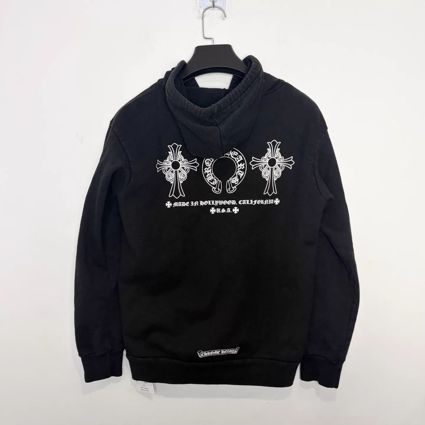Chrome Hearts Chrome Hearts Black Hoodie M Silver Zip 3E Skt Size US M / EU 48-50 / 2 - 2 Thumbnail