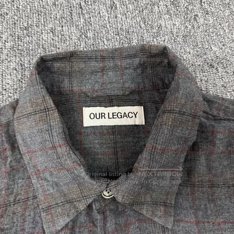 Our Legacy Our Legacy Plaid long-sleeved shirt jacket Size US L / EU 52-54 / 3 - 5 Thumbnail