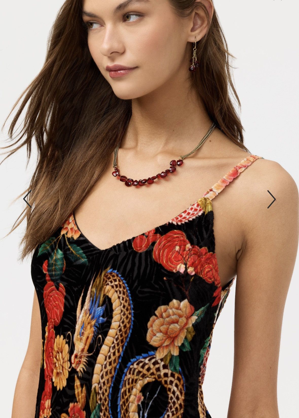 Johnny Was Johnny Was S silk Asian dragon maxi dress kanako Levi burnou Size S / US 4 / IT 40 - 3 Thumbnail
