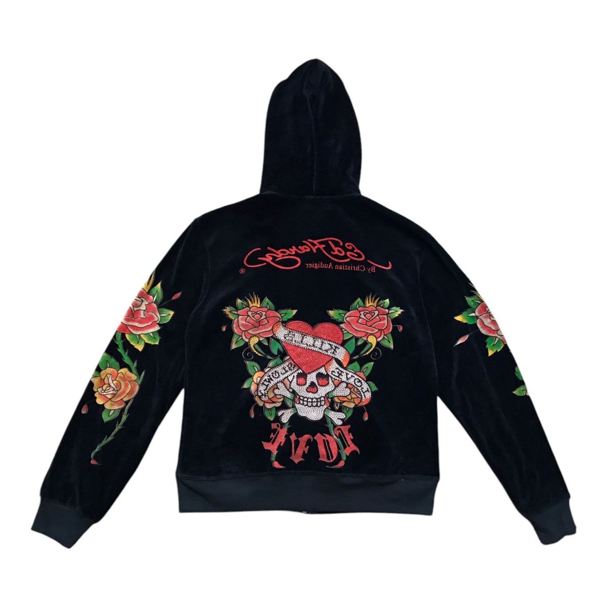 Christian Audigier × Ed Hardy EdHardy ChristianAudigier Velvet Embroidered Set Jacket/Pant Size US S / EU 44-46 / 1 - 2 Thumbnail